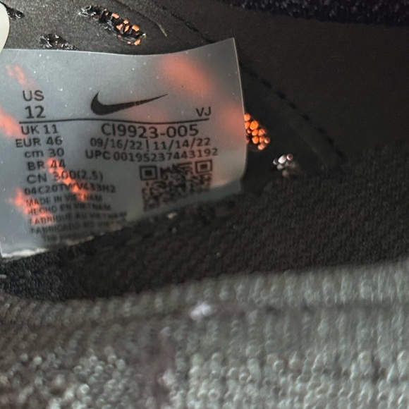 Nike Air Zoom Tempo Next% Flyknit Black White Anthracite - Picture 7 of 7